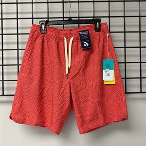 Fair Harbor Coral Wave Swim Board Shorts